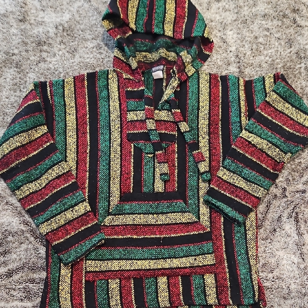 Multicolor Striped Pullover Sweater